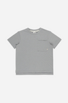 Rylee & Cru Cove Essential Pocket Tee - Dusty Blue