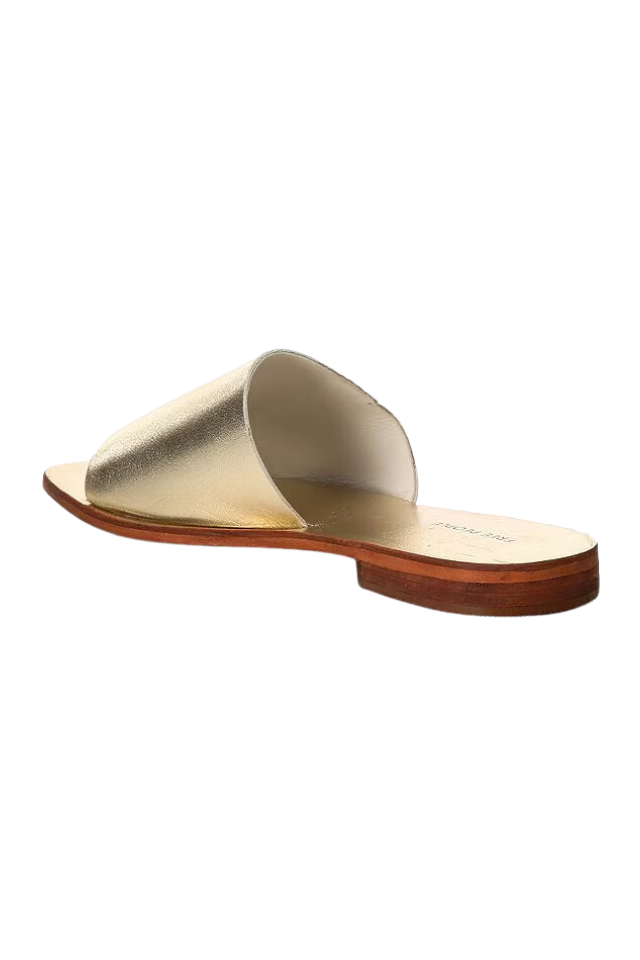 Free People Verona Slide Sandal - Gold