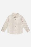 Rylee + Cru Collared Long Sleeve Shirt - Stone Stripe