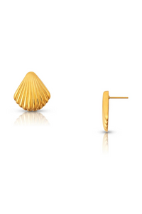 Ellie Vail Libby Shell Drop Earring - Gold