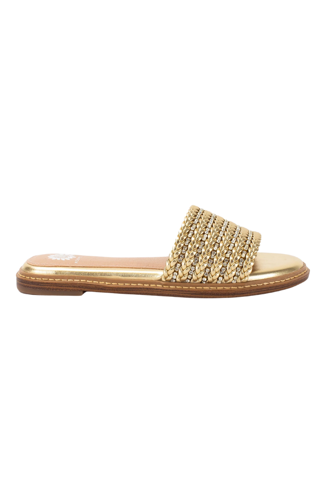 Yellow Box Lasky - Gold – Seaside Shoes & Swim