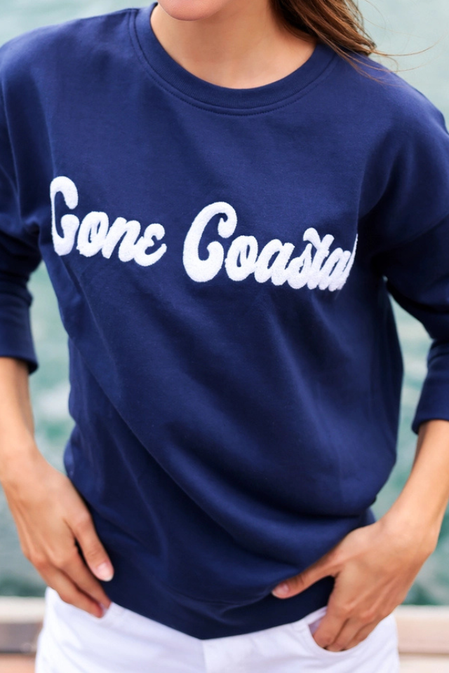 Gone Coastal Sweatshirt - Navy