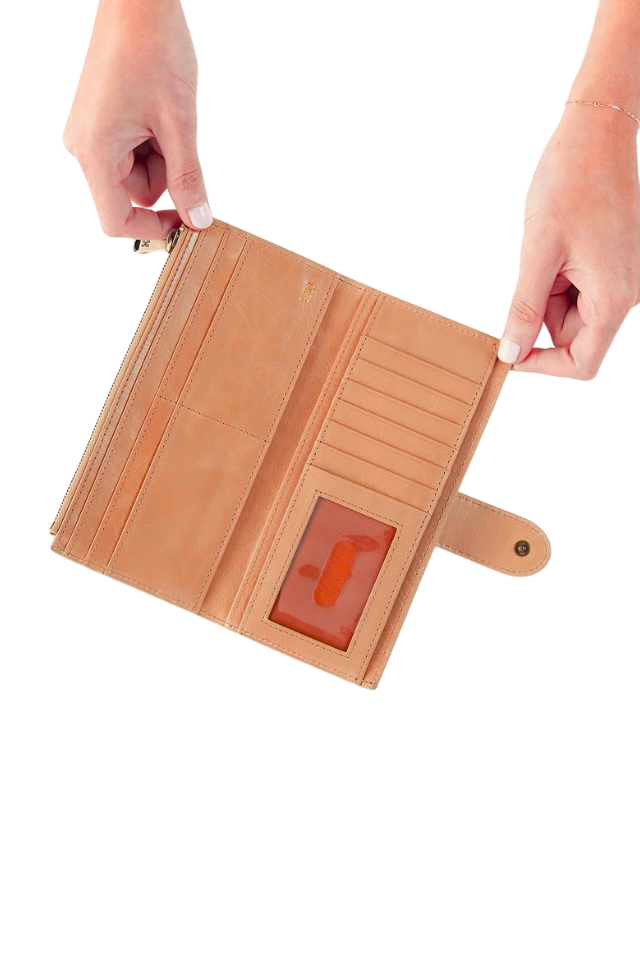 HOBO Dunn Continental Wallet - Natural