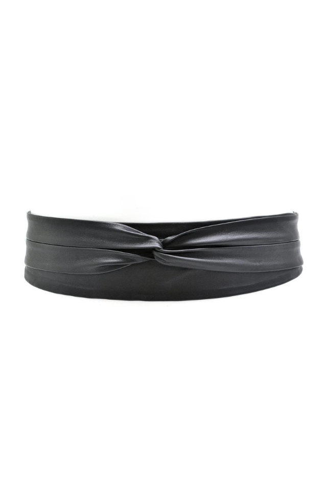 Ada Collection Wrap Belt - Black