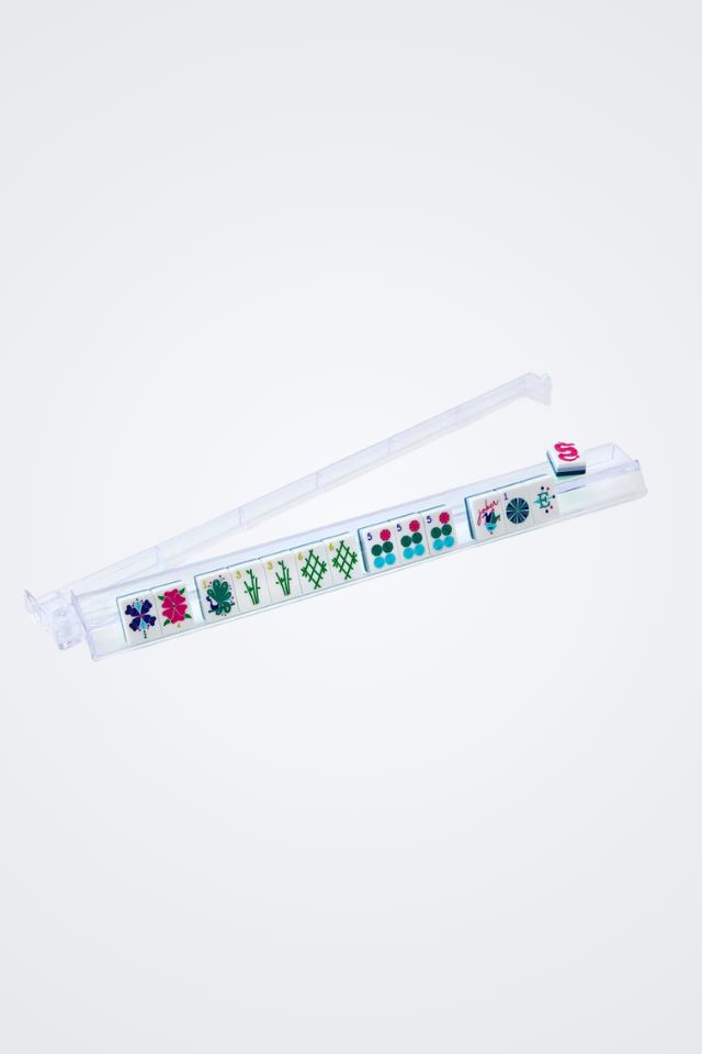 Oh My Mahjong Acrylic Rack & Pusher Set - Clear Acrylic