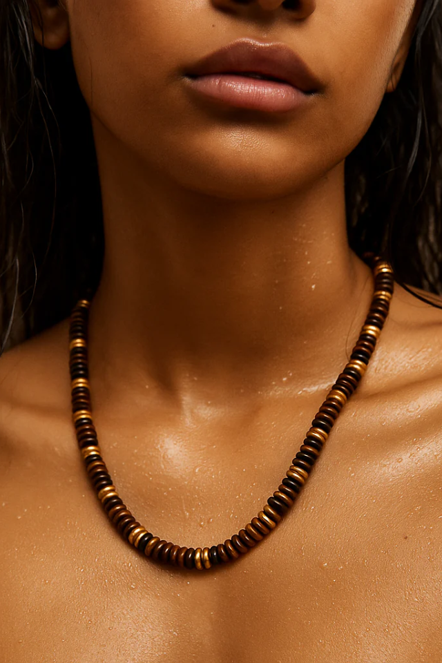 Ellie Vail Athena Beaded Necklace - Gold