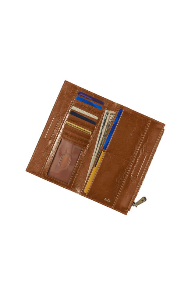 Hobo Jill Large Bifold Wallet - Truffle