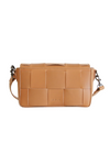 Able Mini Flap Woven Crossbody - Mojave