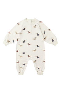 Rylee + Cru Raglan Jumpsuit - Dachshund