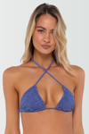 Sunsets Kali Triangle Top - Blue Iris