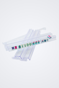 Oh My Mahjong Acrylic Rack & Pusher Set - Clear Acrylic