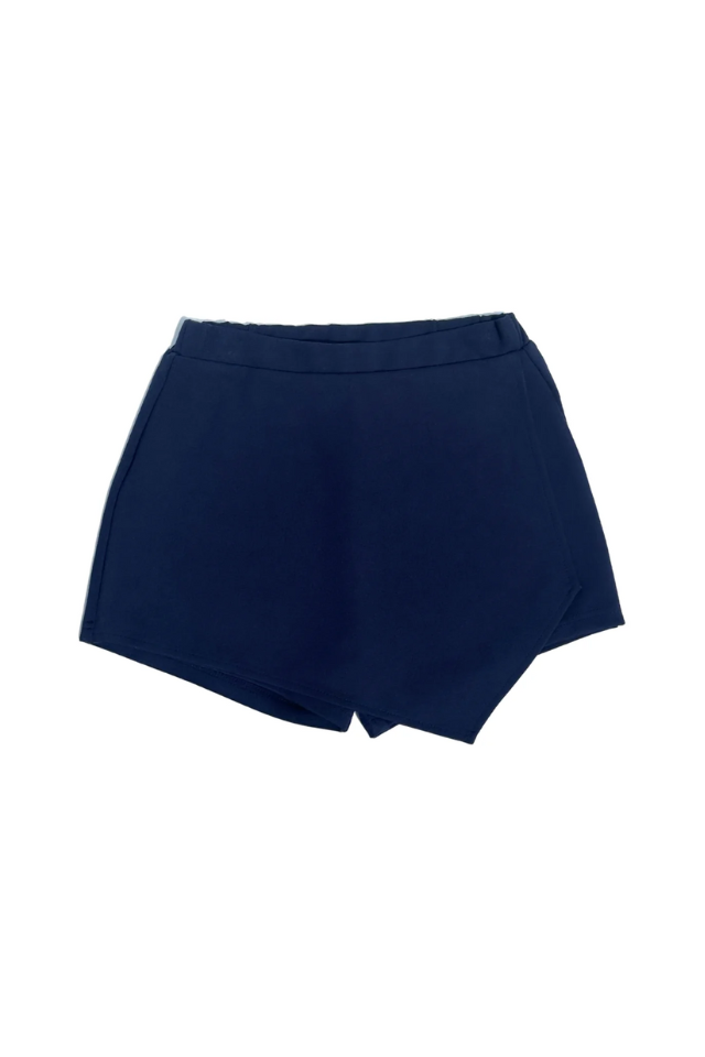 Pleat Alden Skort - Navy