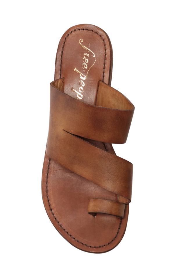 Free People Abilene Toe Loop Sandal - Luggage