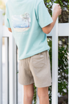 Topsail Performance Shorts -Khaki