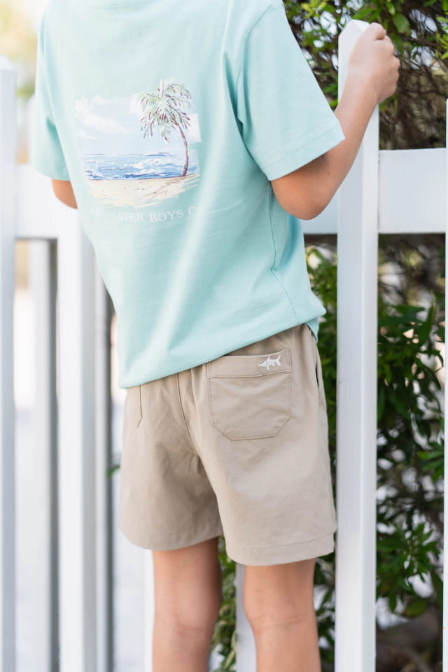 Topsail Performance Shorts -Khaki