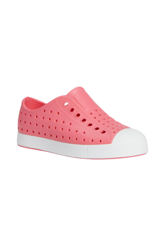 Native Jefferson Kids - Flamingo Pink/Shell White