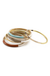 Sunshine Tienda Autumn Metallic Bangle Set