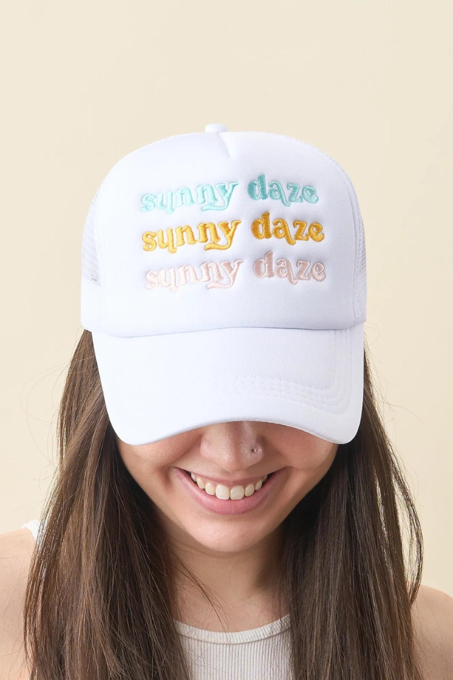 The Darling Effect Trucker Hat - Sunny Daze