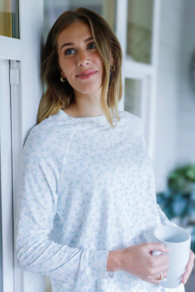 MS Annie Short Set - Petal Dance Blue