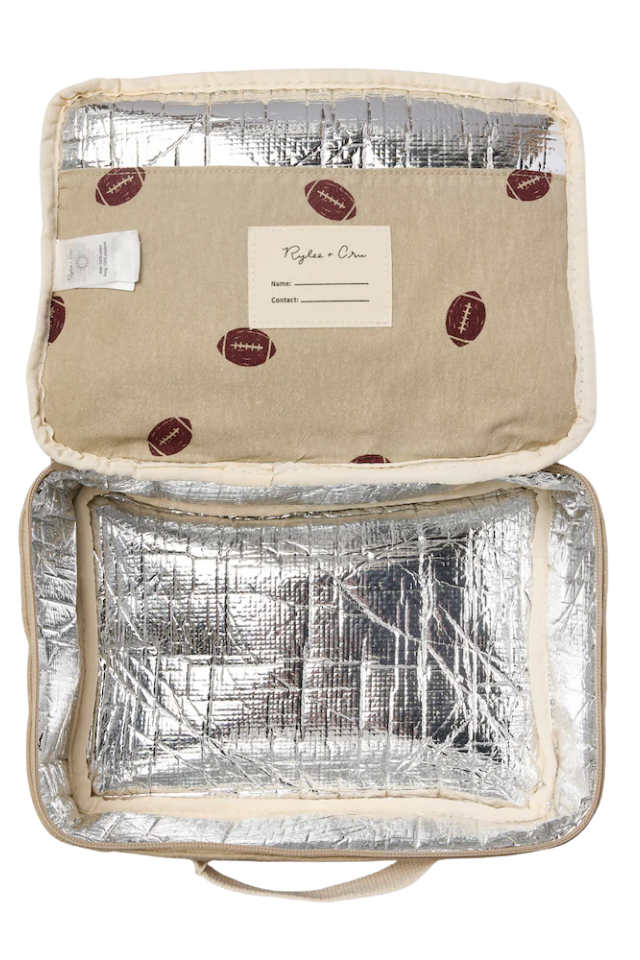 Rylee + Cru Lunch Bag - Footballs