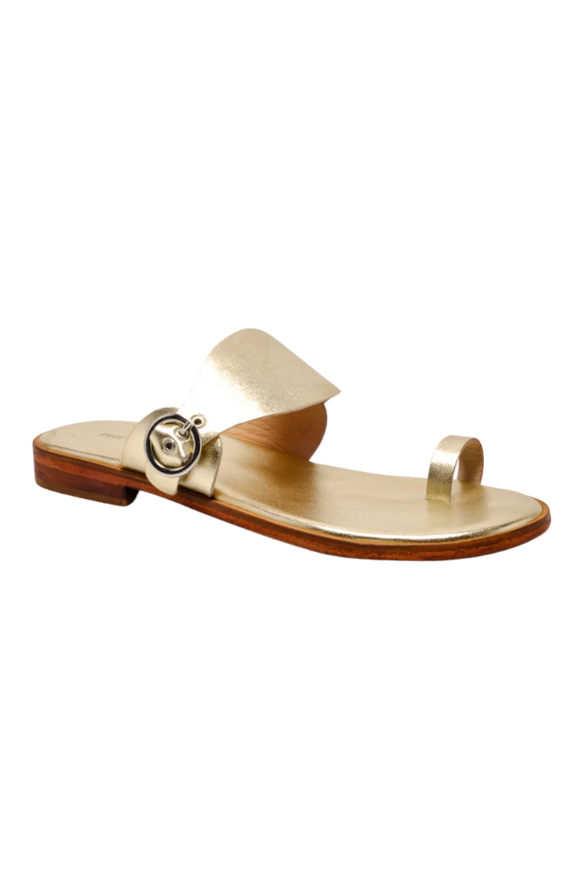 Free People Barcelona Sandal - Gold Metallic