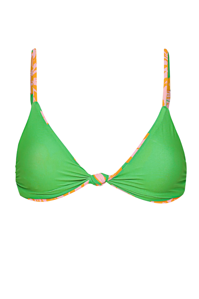 Maaji Sunset Petals Sahara Top - Open Green