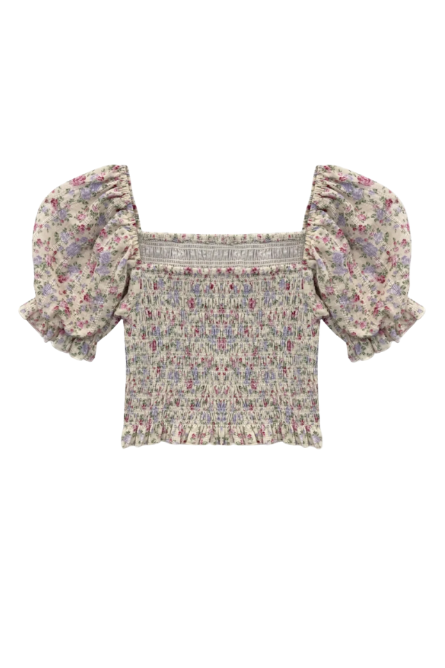 KatieJ Marlee Top -Mulberry Bouquet