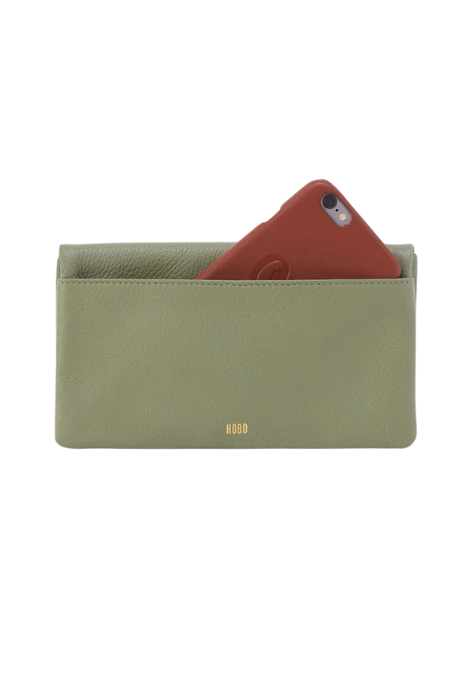 HOBO Lumen Continental Wallet - Watercress