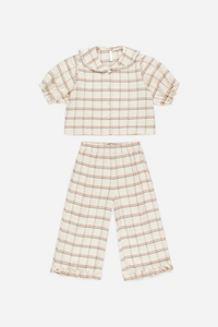 Rylee + Cru Ruffle Pajamas - Holiday Plaid