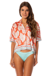 Maaji Australian Reef Octavia Shirt - Bright Red