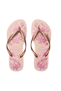 Havaianas Slim Organic Sandal - Pink/Gold