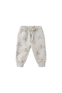 Quincy Mae Relaxed Fleece Sweatpant - Reindeer