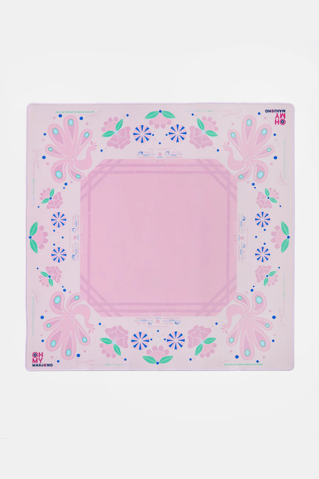 Oh My Mahjong Mat - Birdie Pink