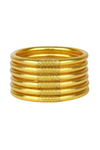 BuDhaGirl All Weather Bangles Set of 6 - Gold