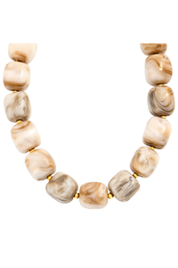 Ellie Vail Uma Oversized Beaded Necklace - Gold