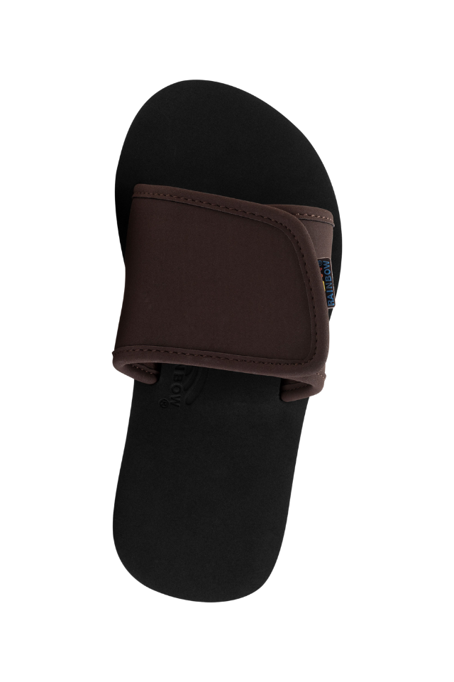 Rainbow Kids Grombow Slides - Brown