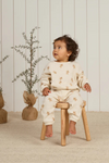 Quincy Mae Waffle Slouch Set - Gingerbread