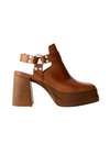 Free People Hybrid Harness Boot - Chestnut Leather