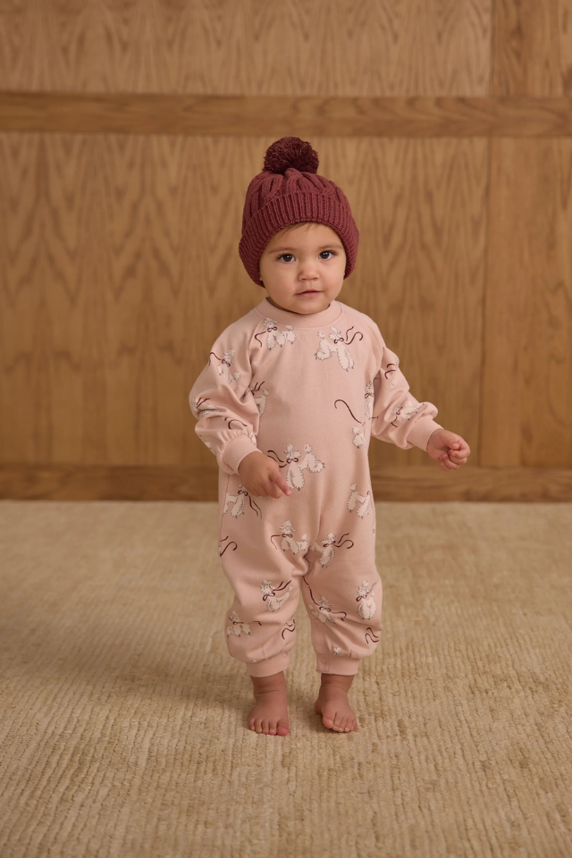 Rylee + Cru Raglan Jumpsuit - Poodles