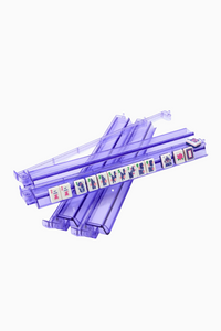 Oh My Mahjong Acrylic Rack & Pusher Set - Lilac