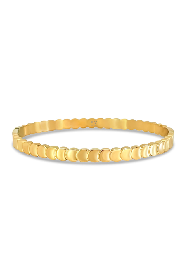 Ellie Vail Bay Bangle Bracelet - Gold