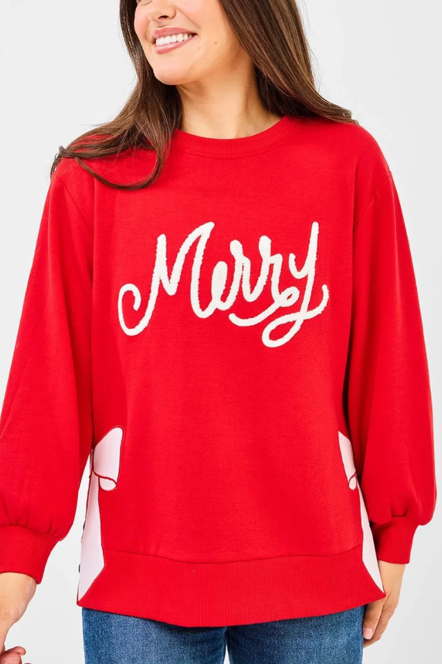 MS Lakelyn Sweatshirt - Merry Bow