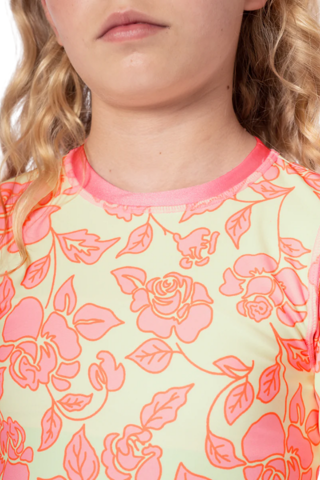 Maaji Odyssey Girls Rashguard Set  - Blooming Glow