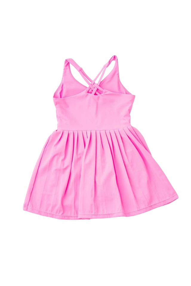 SC Pleated Active Dress - Pink