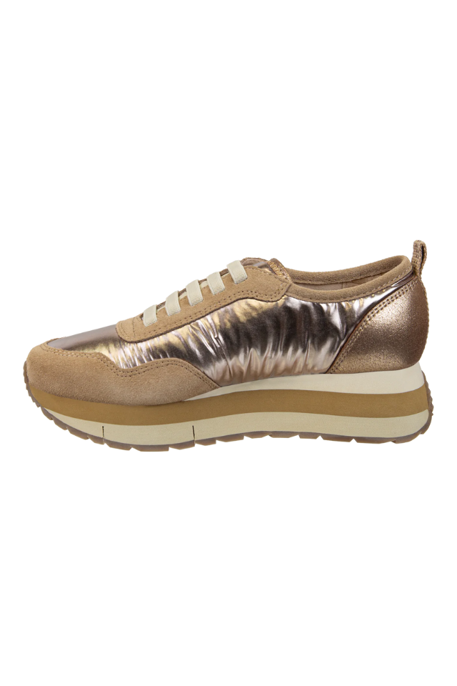 Naked Feet Kinetic Sneaker - Gold