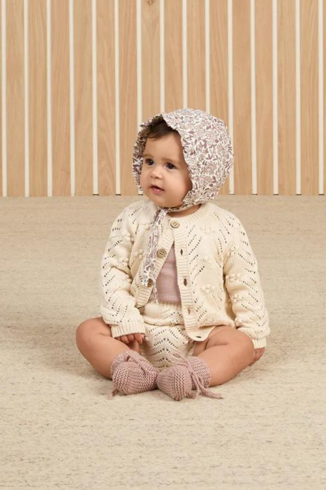 Quincy Mae Knit Bloomer - Natural