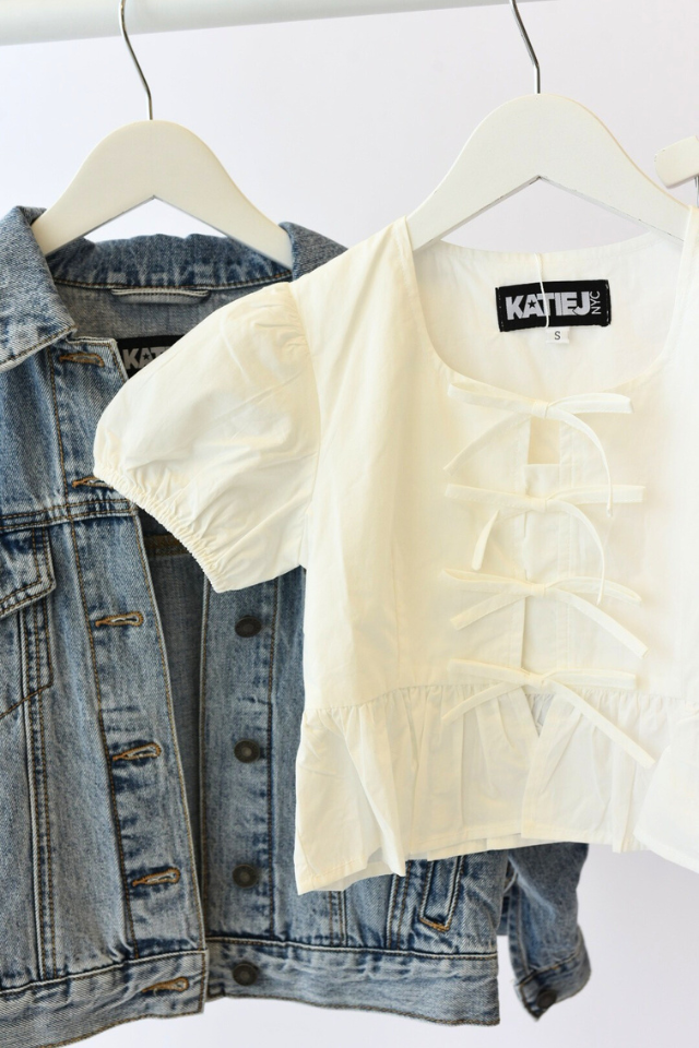 KatieJNYC Wells Top - White