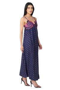 A&B Bowfin Fish Embellished Lurex Dress