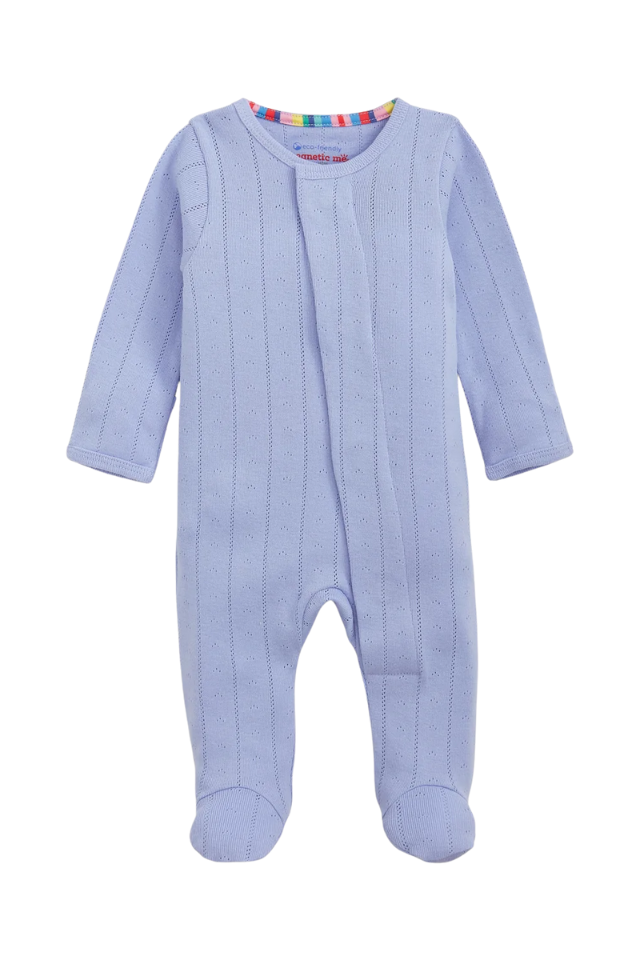 Magnetic Me Pointelle Footie - Wisteria