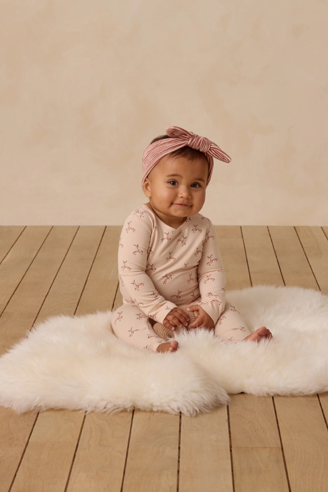 Quincy Mae Bamboo Pajama Set - Reindeer